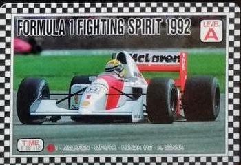 1992 Amada Formula 1 Fighting Spirit #41 Ayrton Senna Front