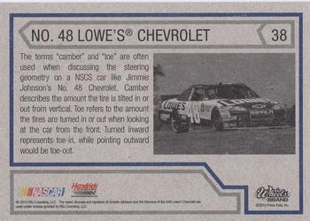 2011 Wheels Element #38 No. 48 Lowe's Chevrolet Back