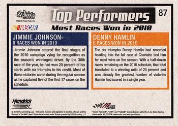 2011 Wheels Element #87 Jimmie Johnson / Denny Hamlin Back