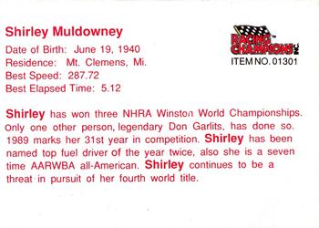 1989 Racing Champions Dragster #01301 Shirley Muldowney Back