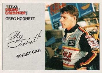 1995 Racing Champions World Of Outlaws #03500-03555-2 Greg Hodnett Front