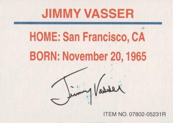 1995 Racing Champions Premier Matched Serial Number Indy Car #07802-05231R Jimmy Vasser Back