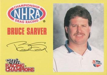 1996 Racing Champions NHRA Dragsters #08600-09727 Bruce Sarver Front
