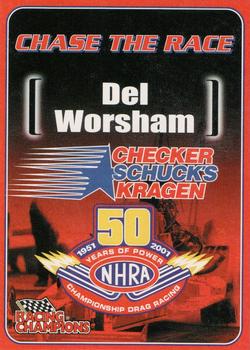 2001 Racing Champions NHRA #765307-6HA Del Worsham Front