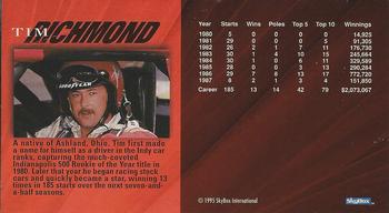 1995 Action SkyBox #NNO Tim Richmond Back