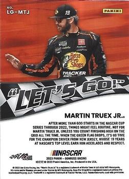 2023 Donruss - Let's GO #LG-MTJ Martin Truex Jr. Back