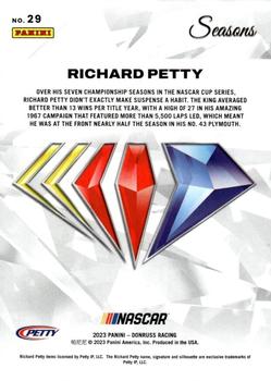 2023 Donruss - NASCAR 75th Anniversary Holo #29 Richard Petty Back