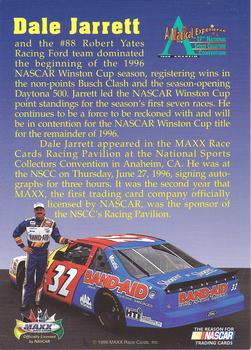1996 Maxx National Sports Collectors Convention #NNO Dale Jarrett Back