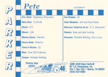 1995 Jags #46 Pete Parker Back
