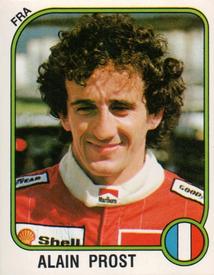 1987 Panini Motor Adventures Stickers #87 Alain Prost Front