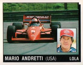 1987 Panini Motor Adventures Stickers #163 Mario Andretti Front