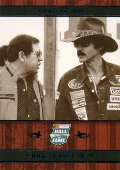 2010 Press Pass Premium - NASCAR Hall of Fame Blue #NHOF 87 Bill France Jr. Front