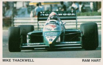 1986 Formula 1 Le Auto Piu Veloci Del Mondo (Stickers) #8 Mike Thackwell Front
