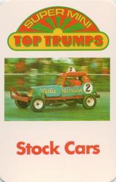 1978 Super Mini Top Trumps - Stock Cars #NNO Header Card / Instructions Front