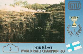 1994 GTV Rally Cards #5 Hannu Mikkola Front