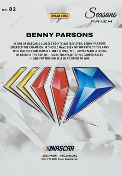 2023 Panini Prizm - NASCAR 75th Anniversary #82 Benny Parsons Back
