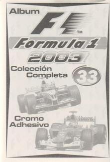 2003 Edizione Figurine Formula 1 #33 Juan Pablo Montoya Back