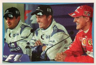 2003 Edizione Figurine Formula 1 #164 Juan Pablo Montoya / Ralf Schumacher / Michael Schumacher Front