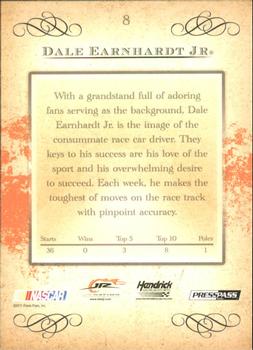 2011 Press Pass Eclipse #8 Dale Earnhardt Jr. Back