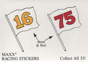 1989 Maxx - Stickers #NNO 16/75 Front