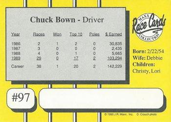 1990 Maxx - Glossy #97 Chuck Bown Back