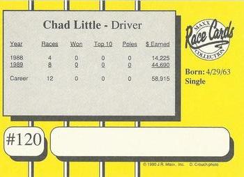 1990 Maxx - Glossy #120 Chad Little Back