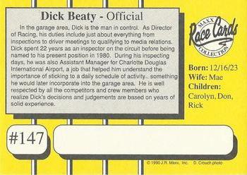 1990 Maxx - Glossy #147 Dick Beaty Back