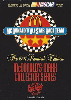 1991 Maxx McDonald's #NNO Cover Card Front