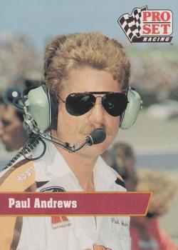 1991 Pro Set #92 Paul Andrews Front