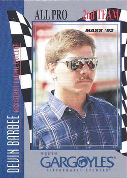 1992 Maxx All-Pro Team #32 Devin Barbee Front