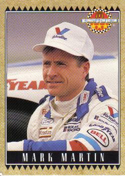 1992 Maxx McDonald's All-Star Race Team #14 Mark Martin Front