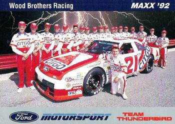 1992 Maxx Ford Motorsport #43 Morgan Shepherd w/Crew Front