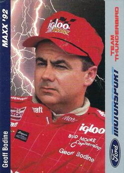 1992 Maxx Ford Motorsport #6 Geoff Bodine Front