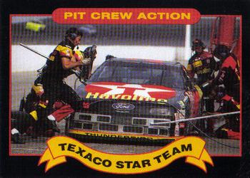 1992 Maxx Texaco Star Team #13 Pit Crew Action Front