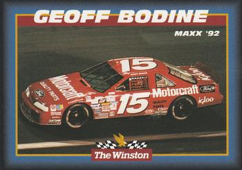 1992 Maxx The Winston #33 Geoff Bodine's Car Front