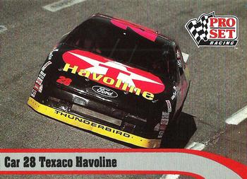 1992 Pro Set #229 Car 28 Texaco Havoline Front