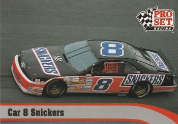 1992 Pro Set #76 Car 8 Snickers Front