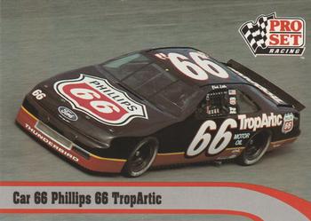 1992 Pro Set #158 Car 66 Phillips 66 TropArtic Front