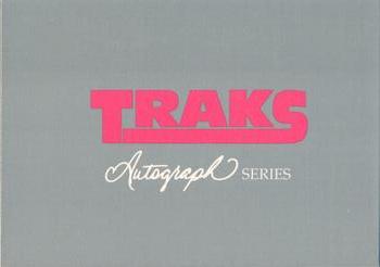 1992 Traks - Autographs #NNO Cover Card Front