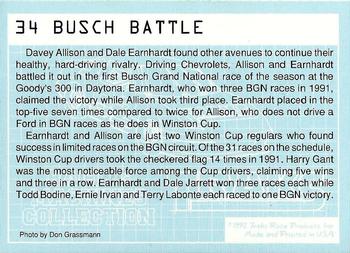 1992 Traks Racing Machines #34 Busch Battle Back