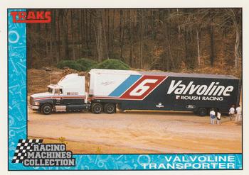 1992 Traks Racing Machines #53 Valvoline Transporter Front