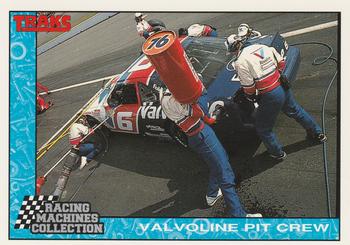 1992 Traks Racing Machines #76 Valvoline Pit Crew Front