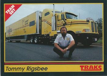 1992 Traks Team Sets #94 Tommy Rigsbee Front
