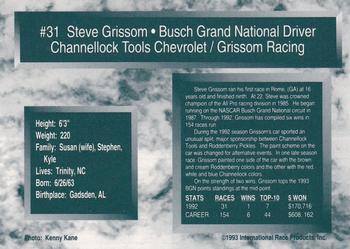 1993 Traks - First Run #31 Steve Grissom's Car Back