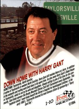 1994 Finish Line - Down Home #1 Harry Gant Back