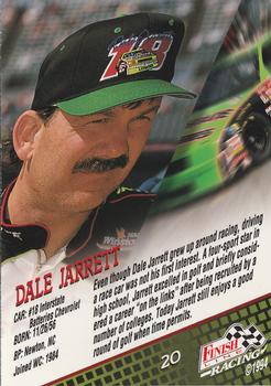 1994 Finish Line - Silver #20 Dale Jarrett Back