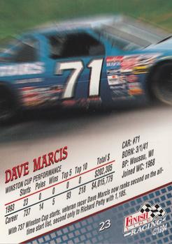 1994 Finish Line - Silver #23 Dave Marcis Back