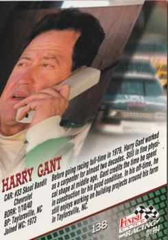1994 Finish Line - Silver #138 Harry Gant Back