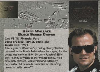 1994 Finish Line Gold #37 Kenny Wallace Back