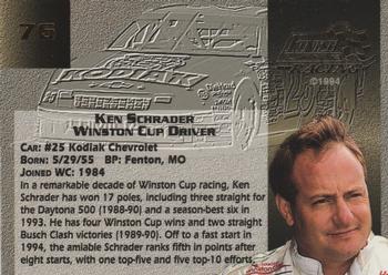 1994 Finish Line Gold #76 Ken Schrader Back